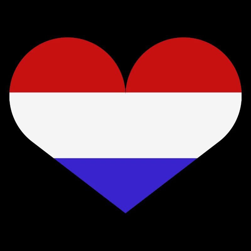 Drapeau du cœur des Pays-Bas