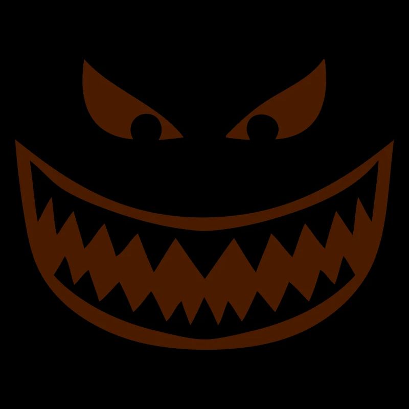dent feroce mechant smiley 1612