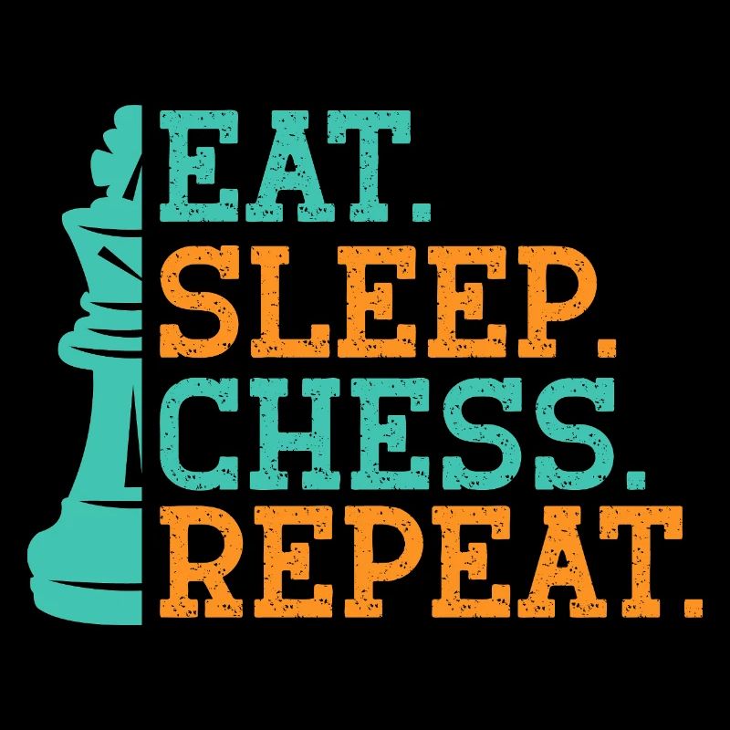 Roi des échecs Cadeau Echecs Sport Maître d’échecs