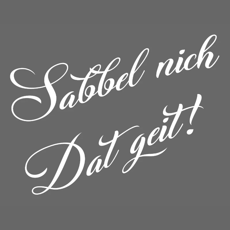 Ne bave pas, conception de dialecte amusante