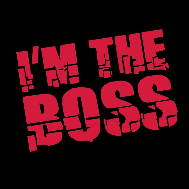 Cool I´m The Boss Logo Design