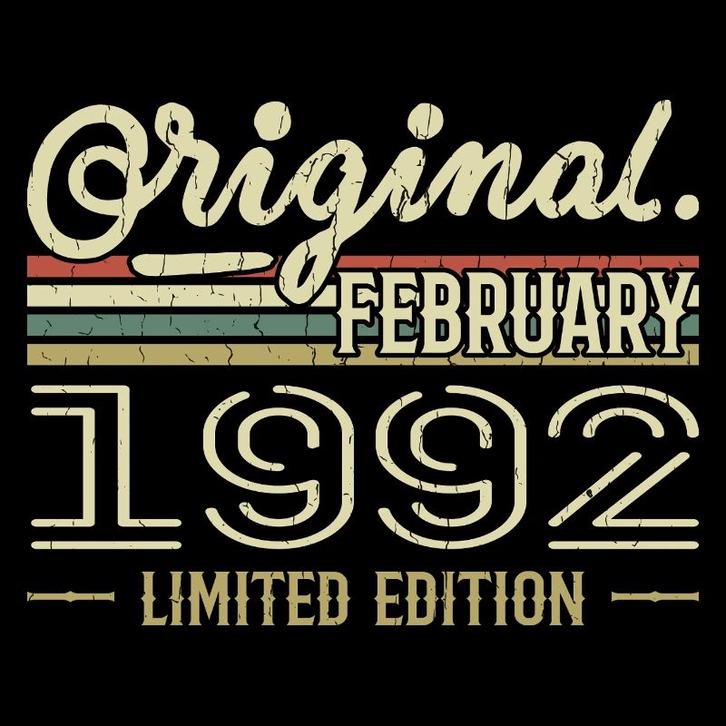 Februar 1992 Geschenk - Februar 1992 Geburtstag