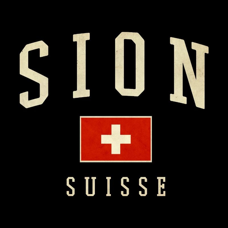 Emblème Sion Suisse Vintage