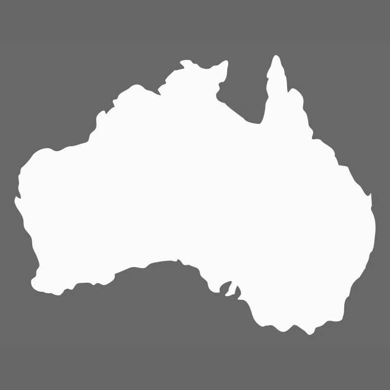 Australia Silhouette Minimal