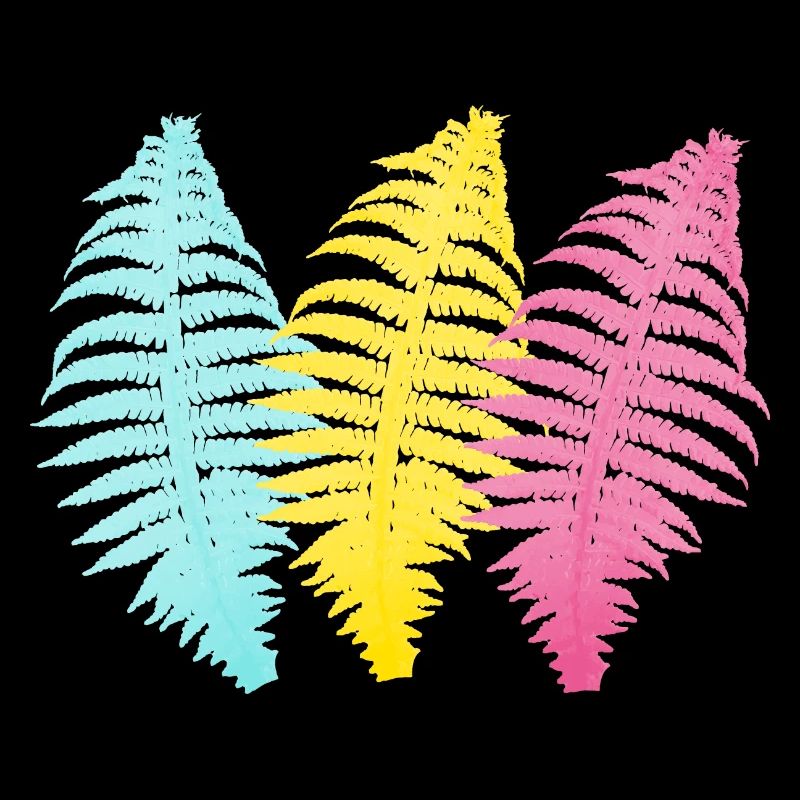 Pastel Palm Trio Print