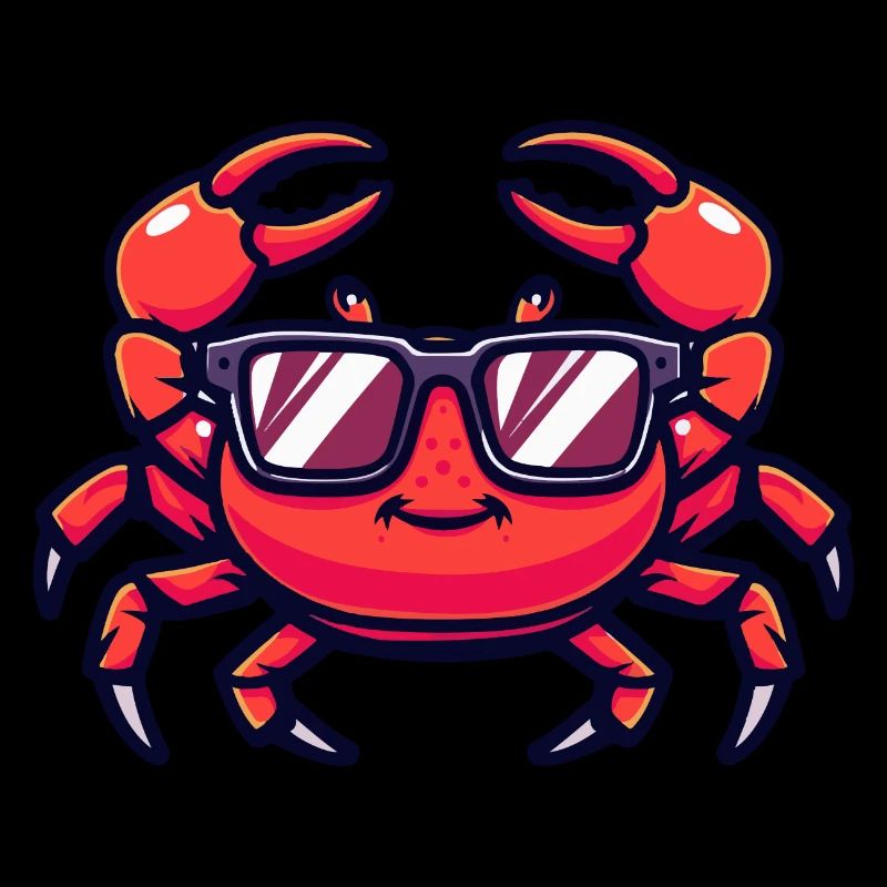 Krebs Krabbe Comic Cool