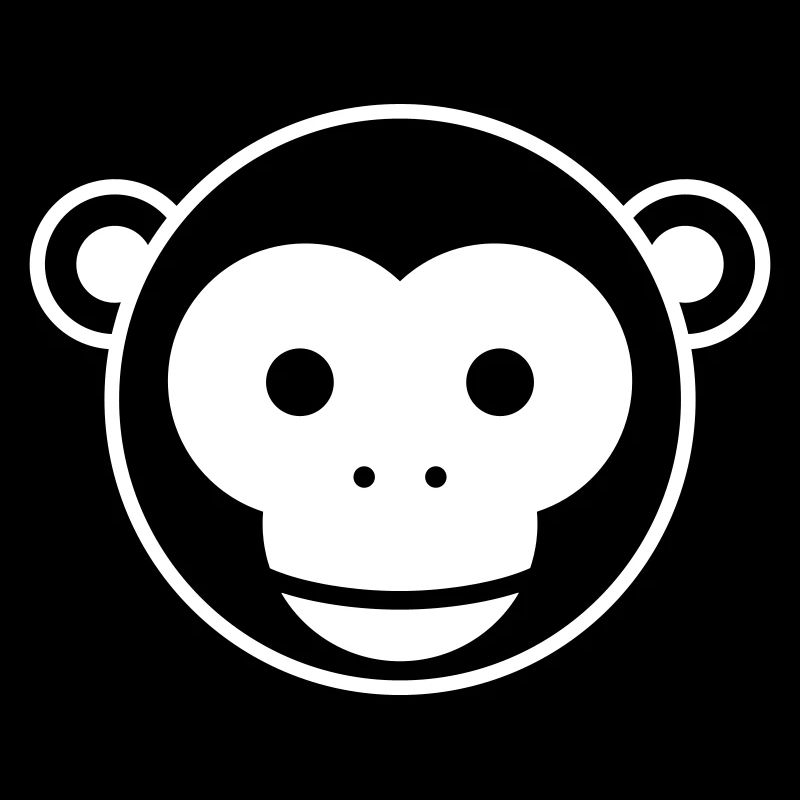 Monkey Head – Cute Monkey Face Cartoon