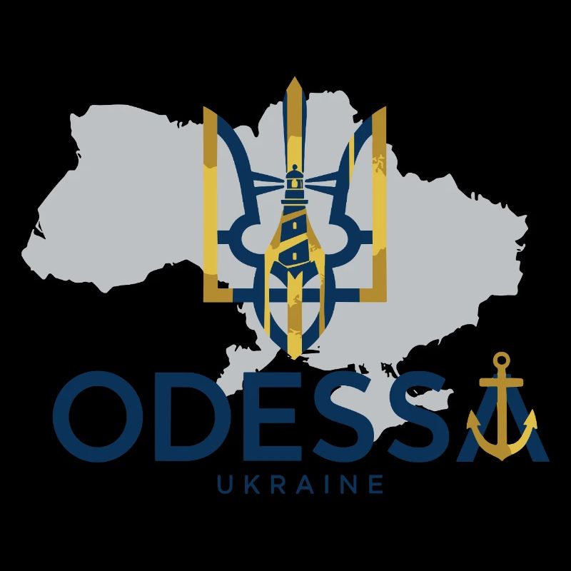 Emblème ukrainien du phare d’Odessa