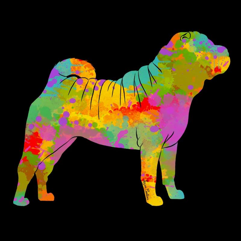 Shar Pei Multicolore