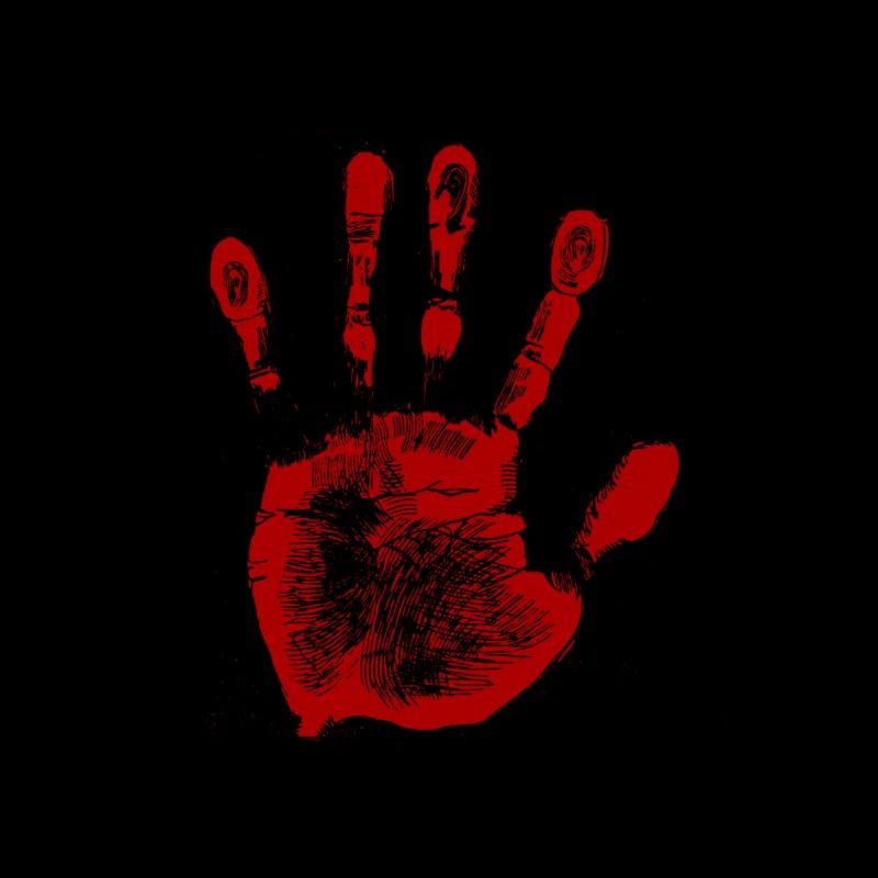 Die blutige Hand. Geschenk