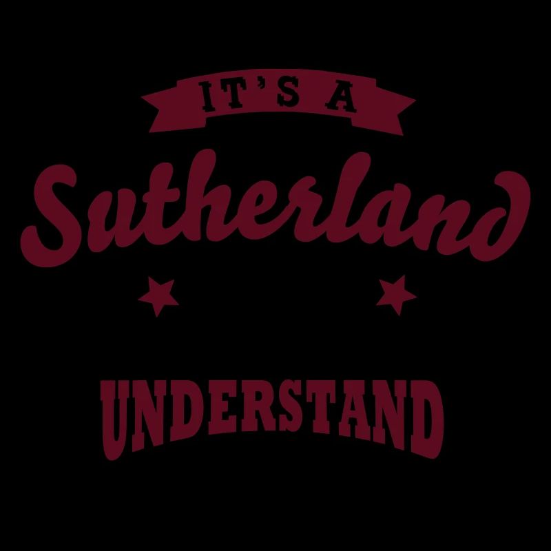 its a sutherland name surname thing
