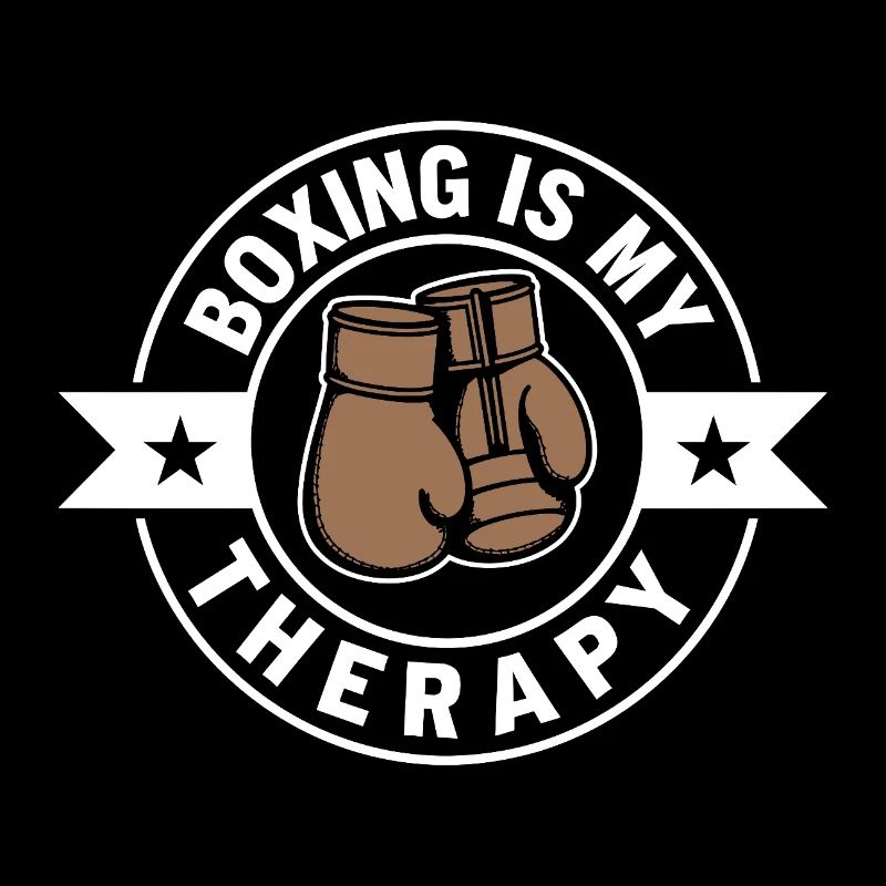 Boxing is my Therapy Boxen Sport Statement