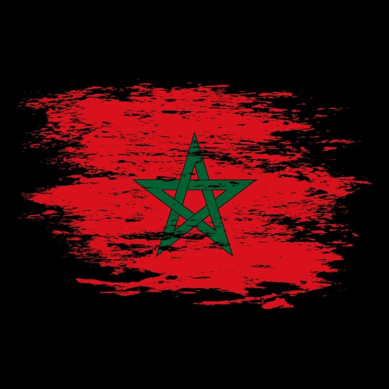 Drapeau du Maroc utilisé