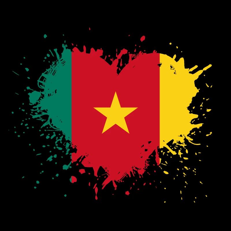 coeur drapeau cameroun