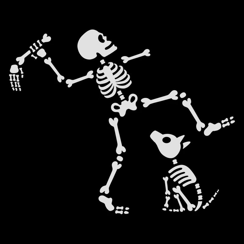 Go fetch bone dog skeleton arm hand