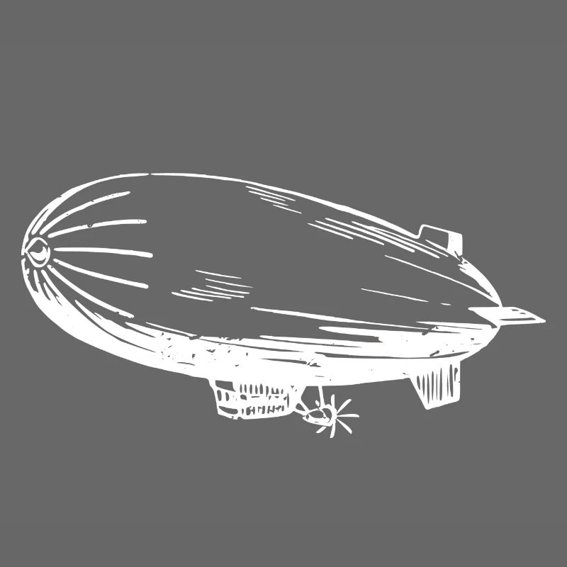 Silhouette eines Luftschiffs – Stilvolles