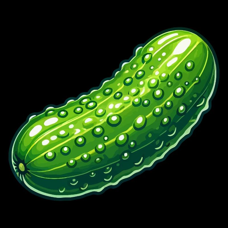Gebogene Gurke
