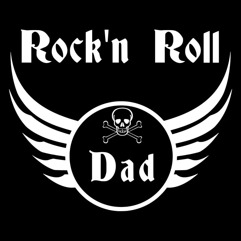 Papa Rock and Roll Ailes de Crâne Blanc