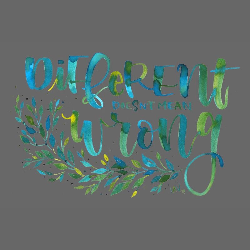 Different, not wrong