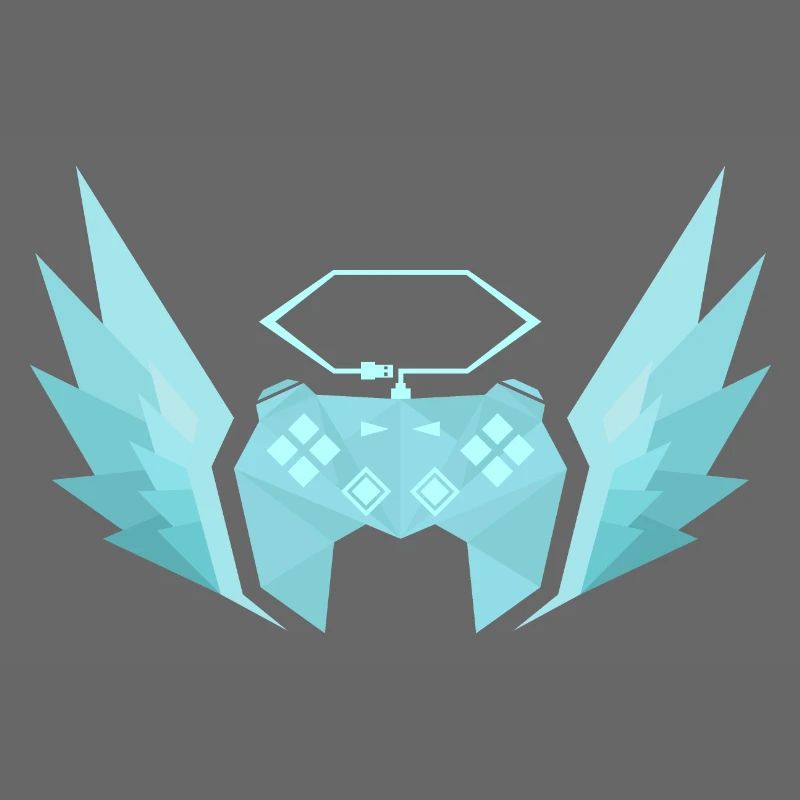 Controller with joins (pastel turquoise)