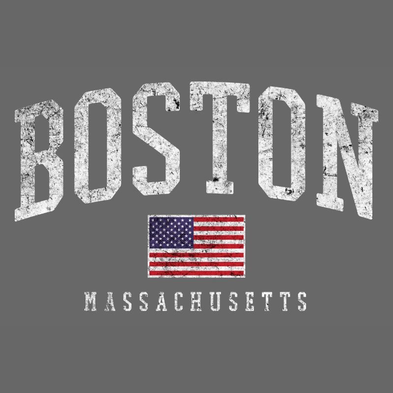 Graphique du drapeau de Boston, Massachusetts