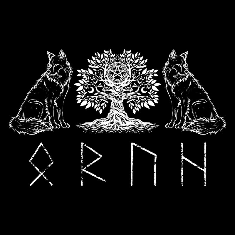 Fenrir, Runen und der Yggdrasil-Baum