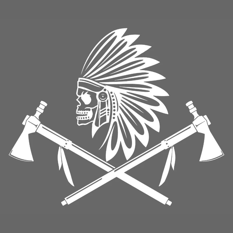 white indian warrior