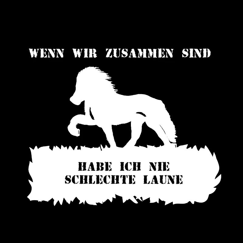 Spruch 10 mit Pferd 1 weiß