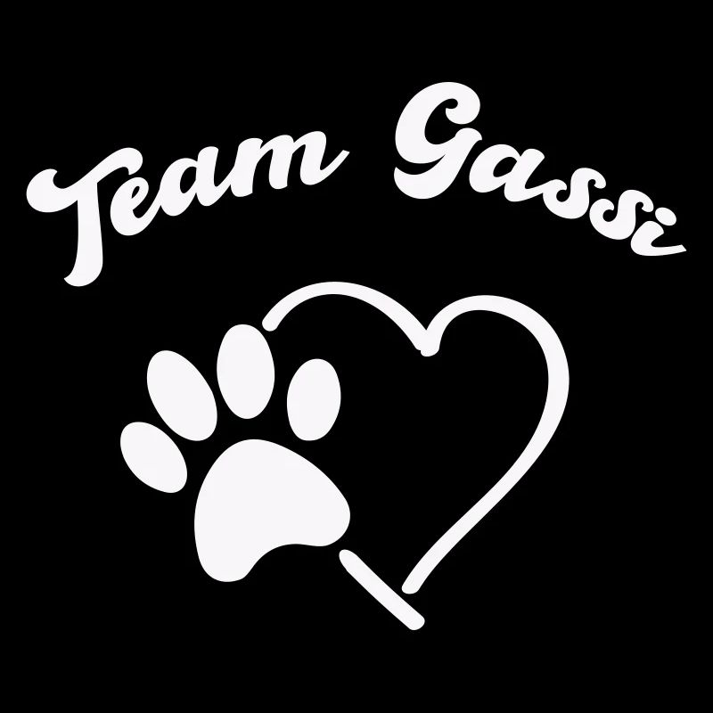 Logo de la patte de cœur de l’équipe Dog Walk