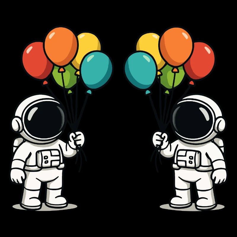 Ballons astronautes 2