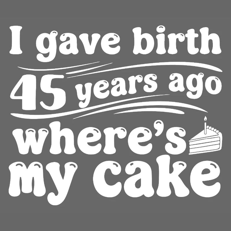 Birthday 45 years ago – cake?