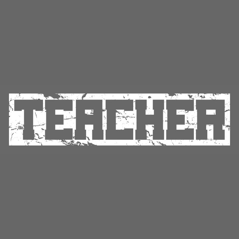 Grunge Distressed, Teacher's Gift - Back To School