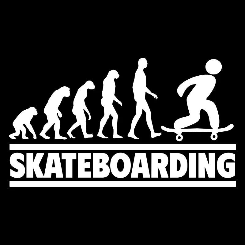 Skateboarding evolution: From human to skater