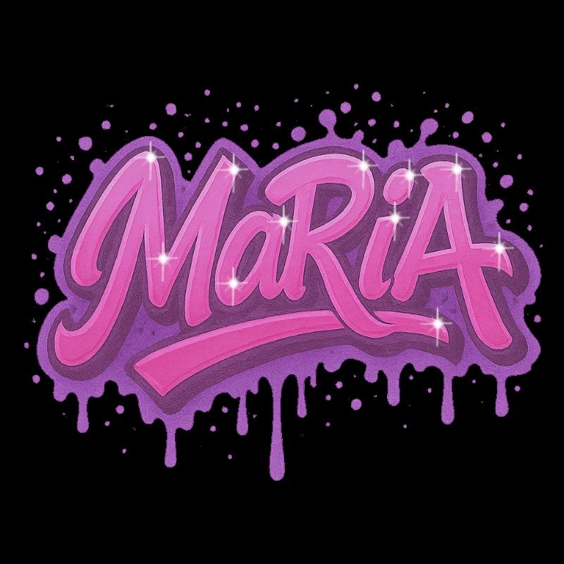 Graffiti Maria Name Geschenk Ideal Druckbar