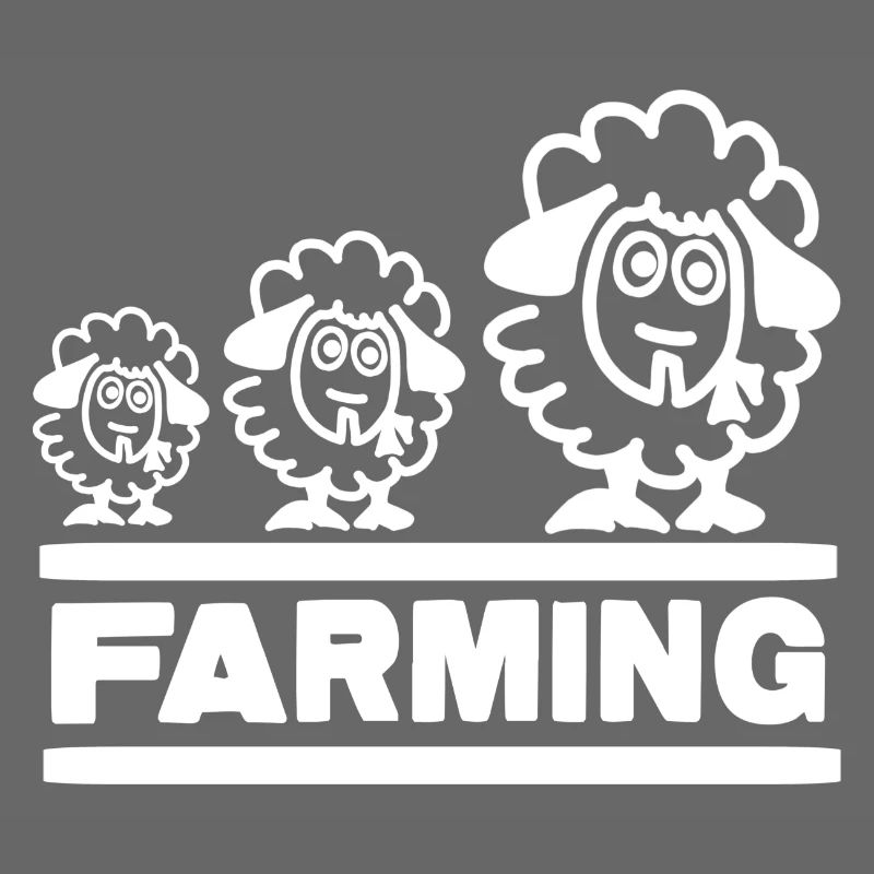 Landwirtschaftsbauer Evolution Schafe