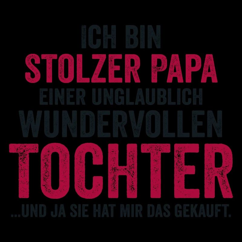 Papa Vater Vatertag Tochter