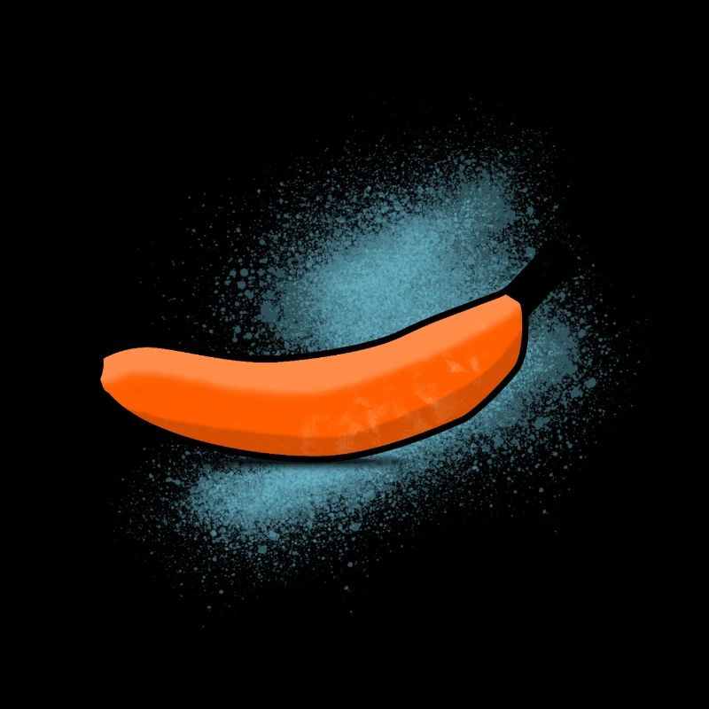 Orangene Banane