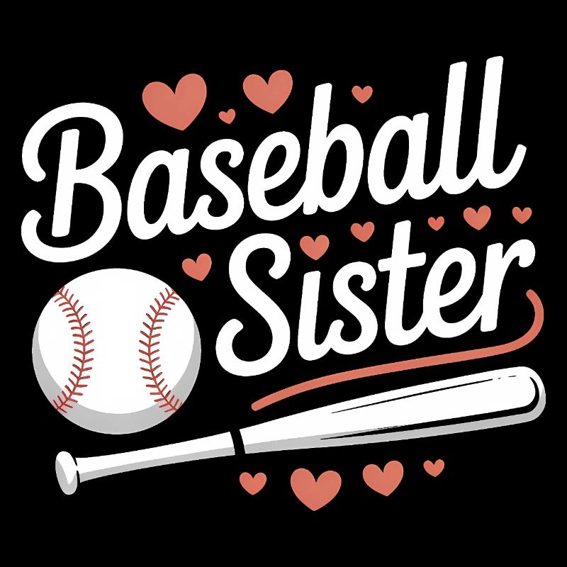 Baseball Spruch Schwester Lustig Baseball Geschenk