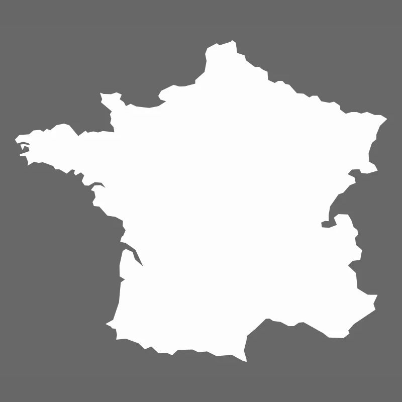 French Map Silhouette