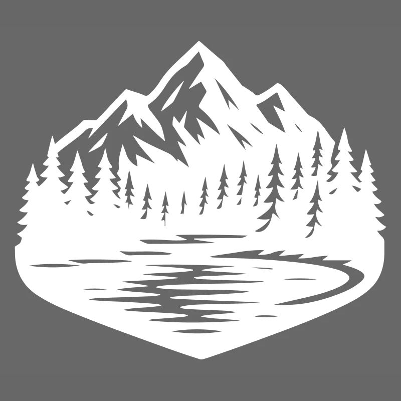 Berge Landschaft Wald
