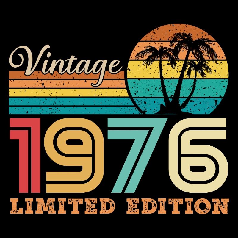 1976 Vintage 1976 Retro-Geburtstagsgeschenk