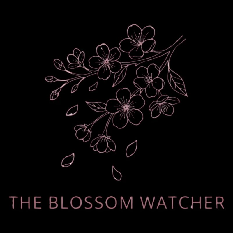 The Blossom Watcher – Frühlings-Schnee-UK-Saisonkunst