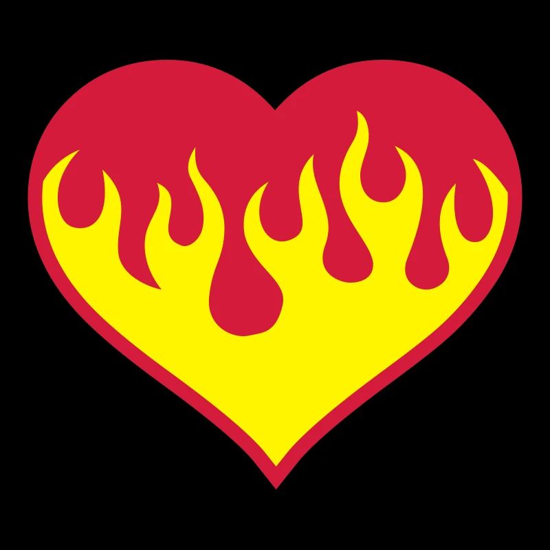 Flammendes Herz