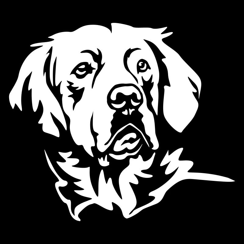 Golden Retriever Kopf "Black Edition"