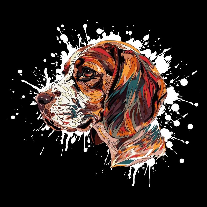 Beagle Farbexplosion