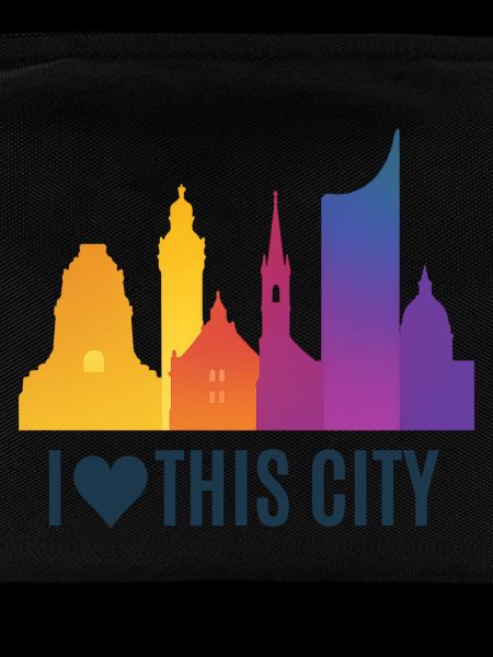 Herzstadt Skyline Gradient