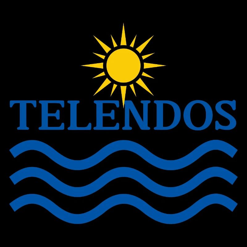 Telendos Island Sun Waves