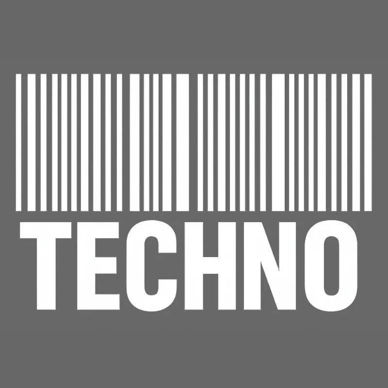 Techno Barcode Muster