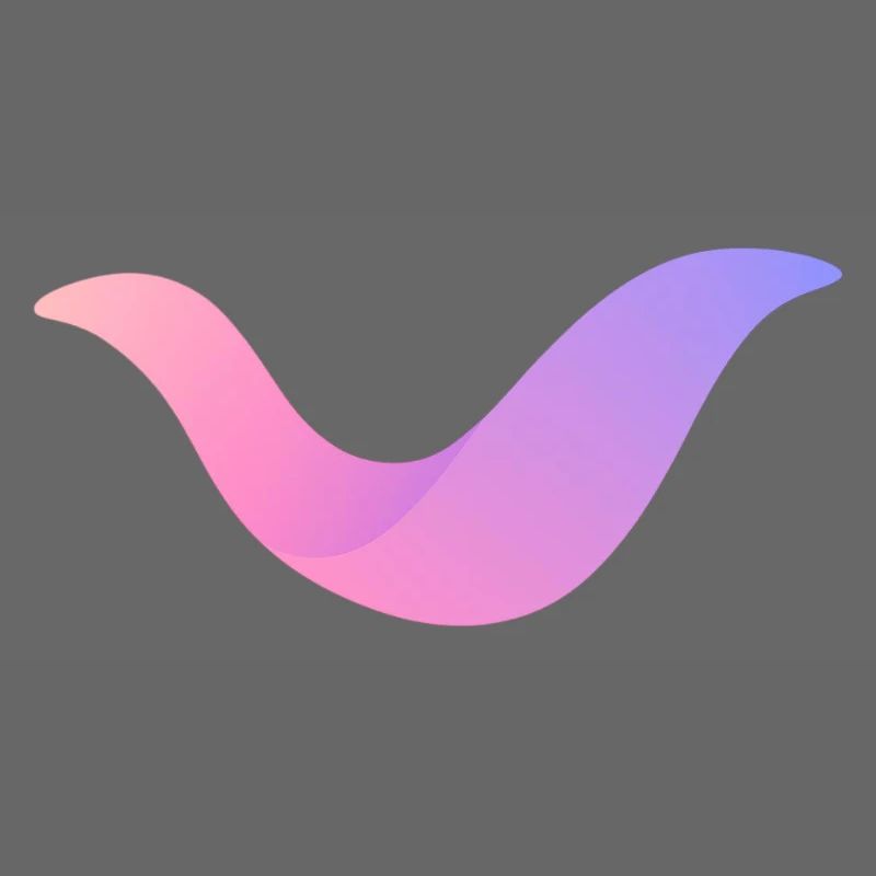 Gradient Swoosh-Nebel