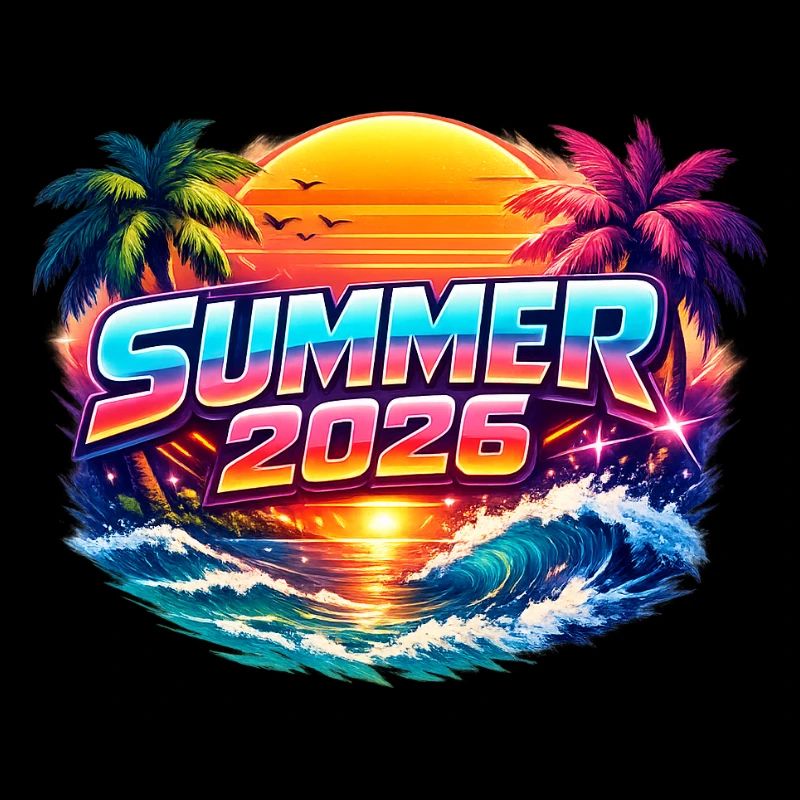 Sommer 2026 Neon Retro